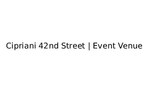 Venue Listing Category Cipriani